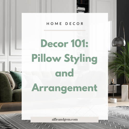 Decorating 101: The Basics of Pillow Styling