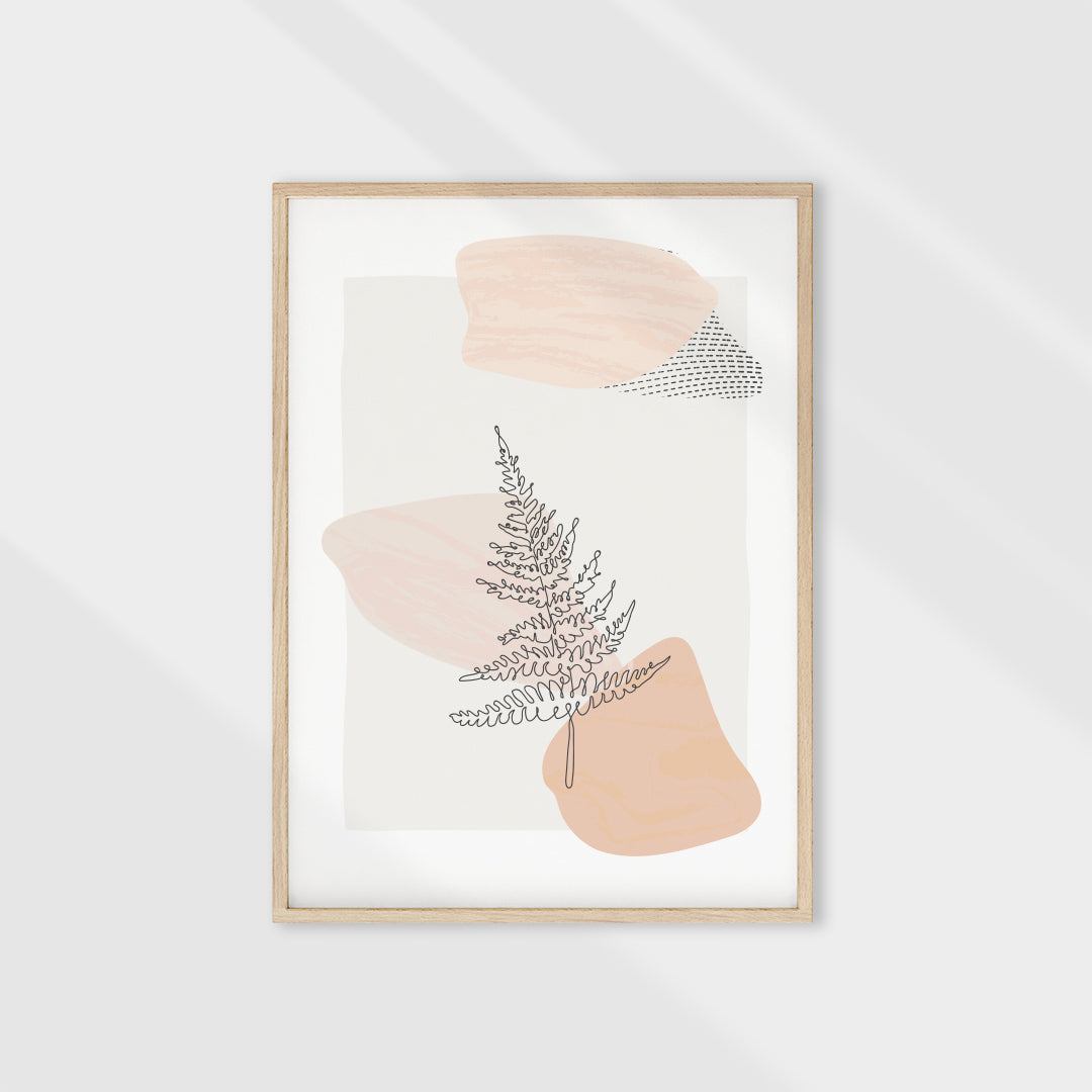 Printable fern art for wall decorations or gallery wall. High quality digital format for instant printing.